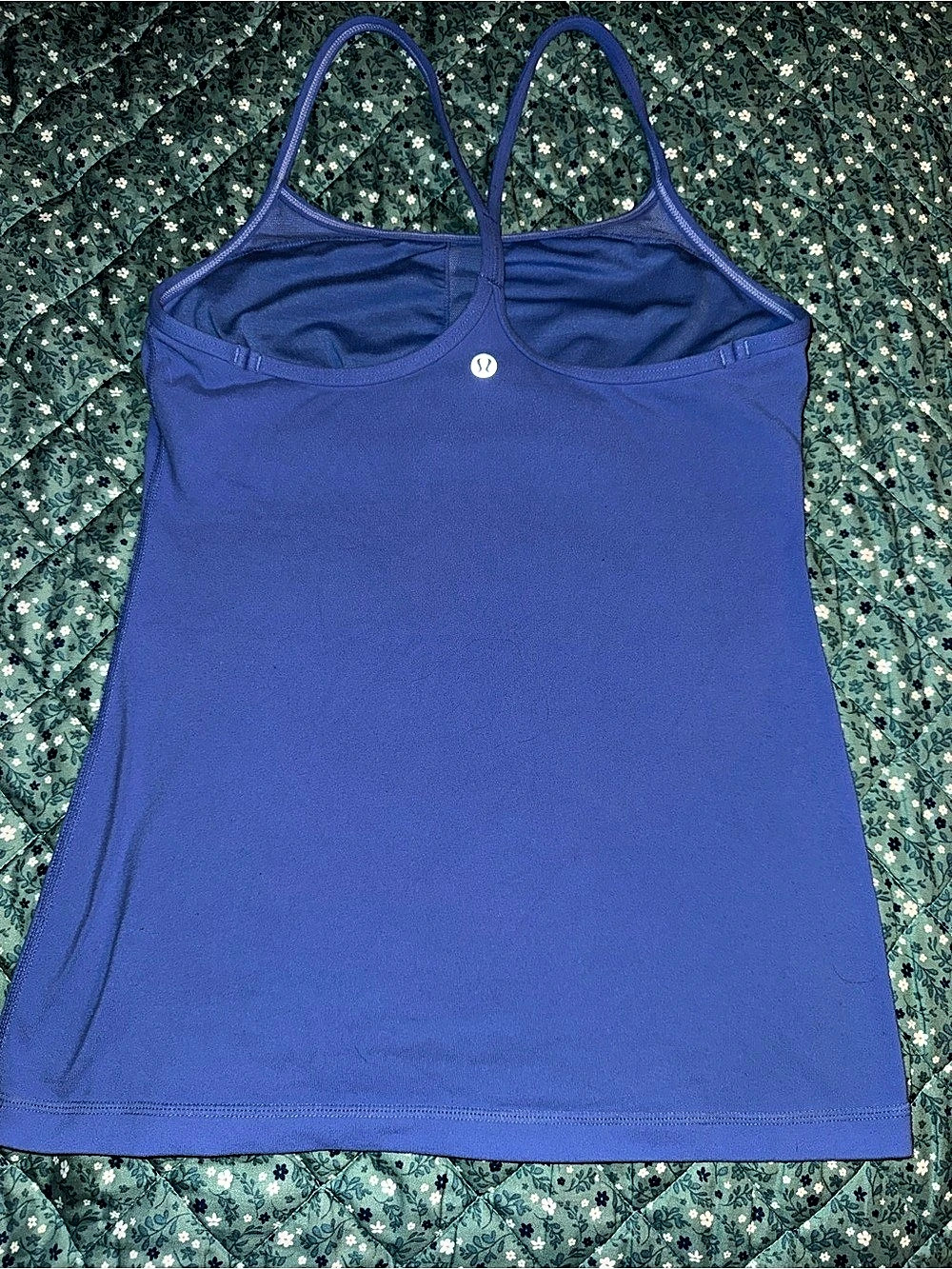 Lululemon Power Y Tank Blue Tank Top